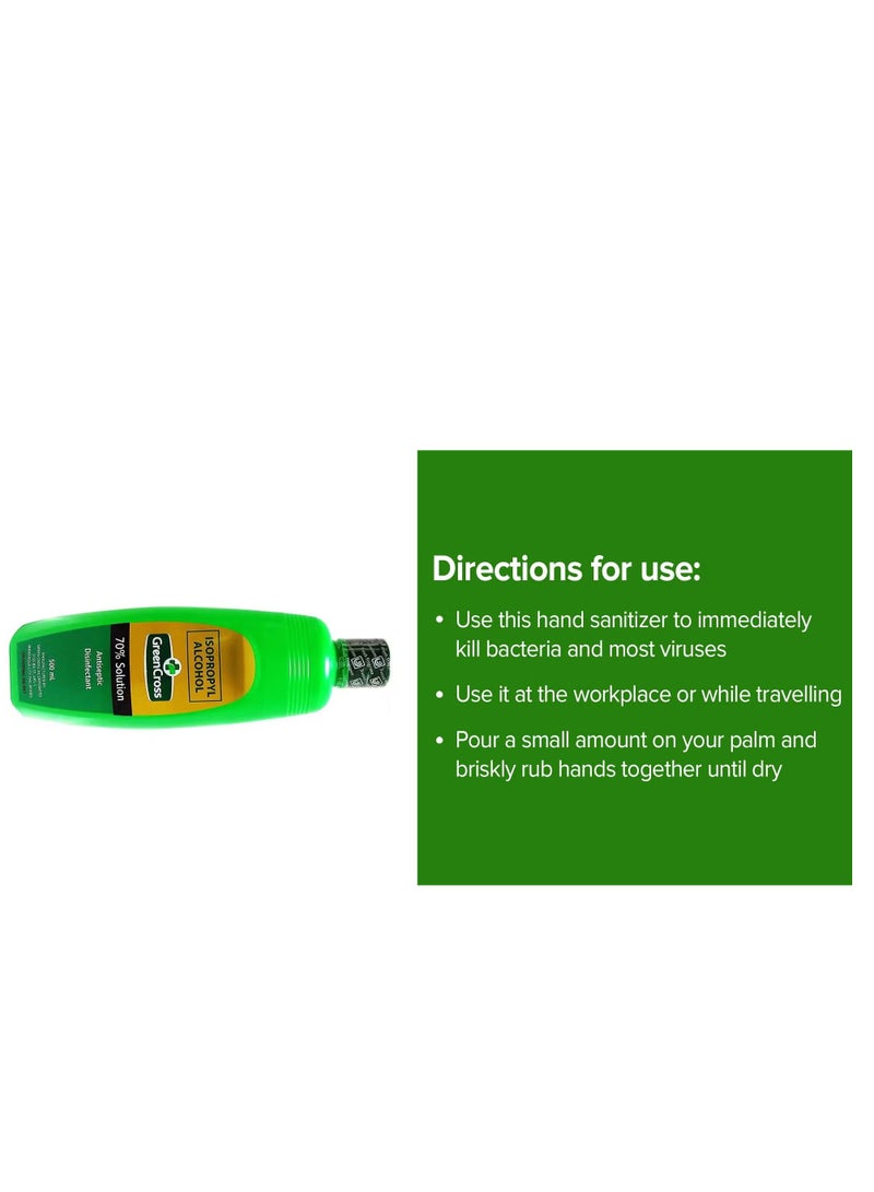 جرين كروس مطهر كحول الأيزوبروبيل 500 مل (عبوة من قطعتين) - Image 2