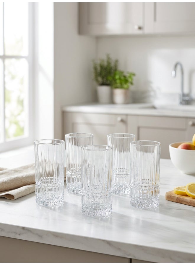 Luminarc Elysees 6 Piece Tumbler 210ml Drinking Set For Juice, Water, Soft Drinks, Hard Drink, Hot Beverages - Image 2