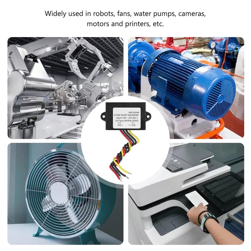 كلاراكو محول تيار مستمر ذكي وآمن 5 أمبير مقاوم للصدمات ووحدة تعزيز موفرة للطاقة وكفاءة تحويل عالية للغاية لمضخات المياه - Image 5