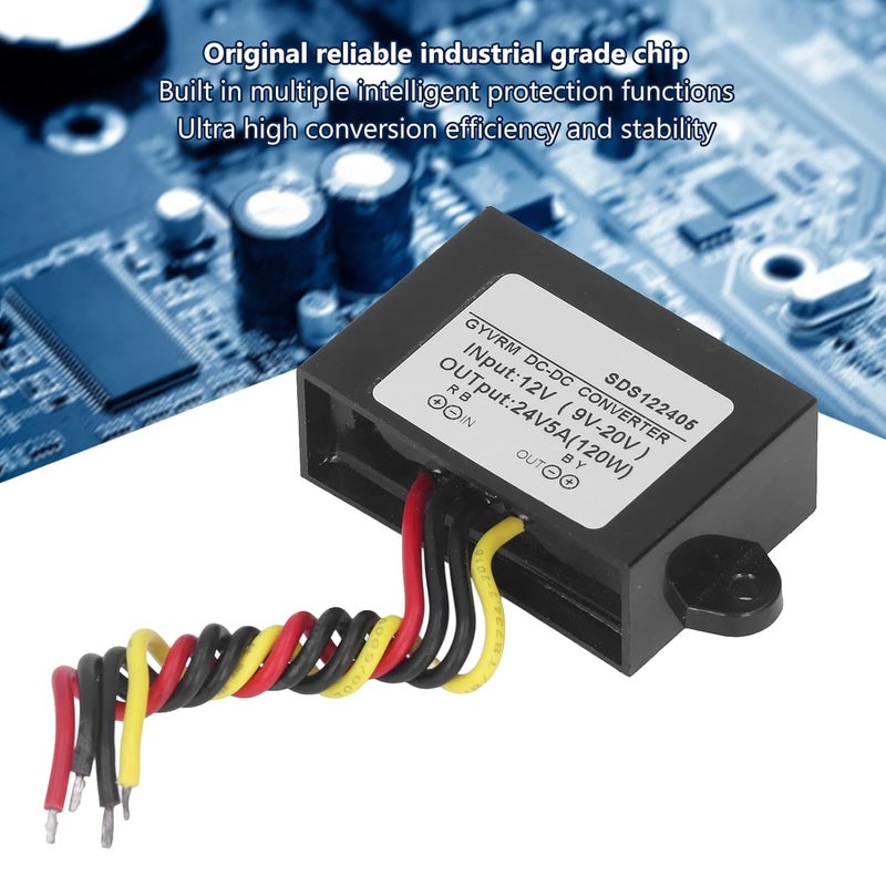 كلاراكو محول تيار مستمر ذكي وآمن 5 أمبير مقاوم للصدمات ووحدة تعزيز موفرة للطاقة وكفاءة تحويل عالية للغاية لمضخات المياه - Image 4