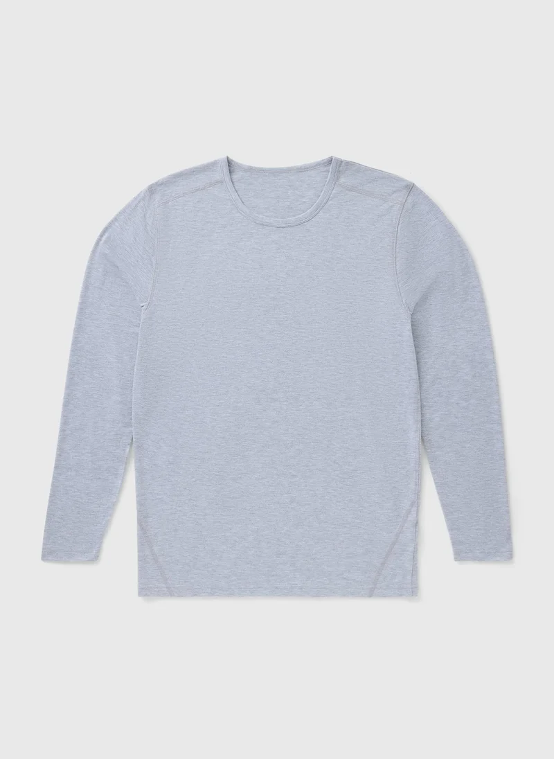 ماتلان بلوزة أساسية رمادية