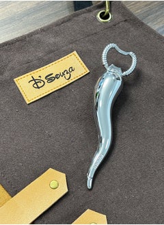 Bugatti Casa Bugatti C-Hornetto Bottle Opener – Chrome  - Image 5