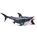 kukifun 11 Megalodon Shark Toy Realistic Deep Sea Giant Ocean Animal Figure with Movable Jaw for Kids Party Favors Cake Decor Bath Play Collection - Image 2