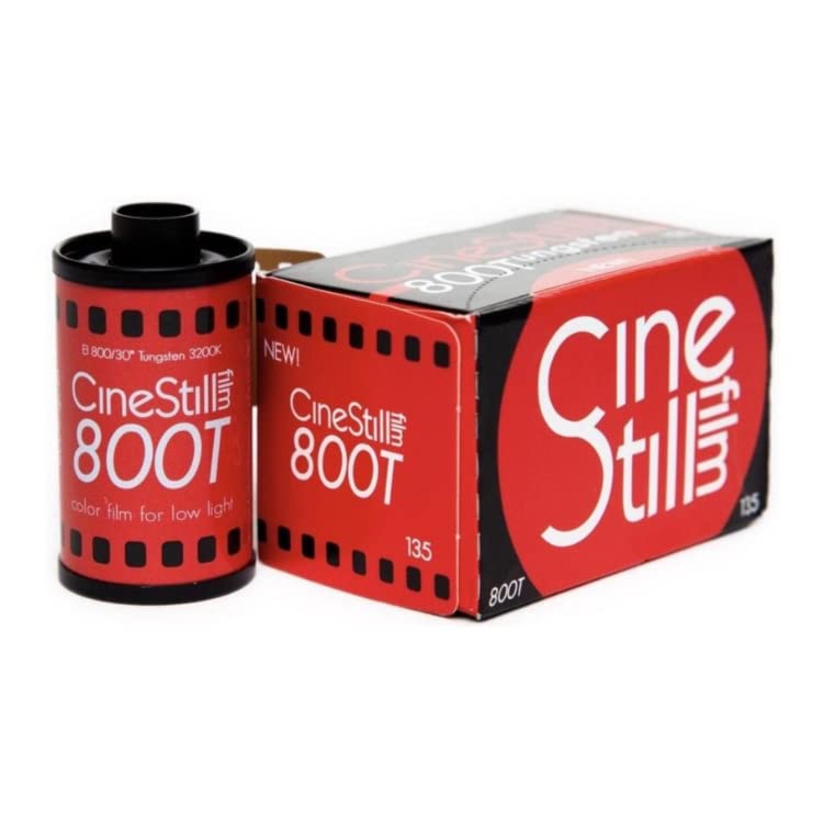 CineStill Film 800Tungsten 35mm Film 3 Pack Bundle 3 Items - Image 1