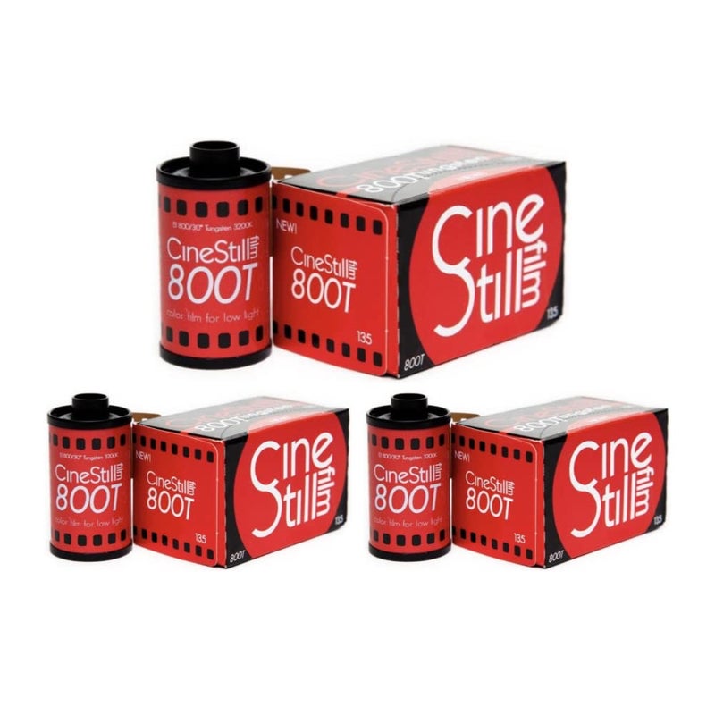 CineStill Film 800Tungsten 35mm Film 3 Pack Bundle 3 Items - Image 3