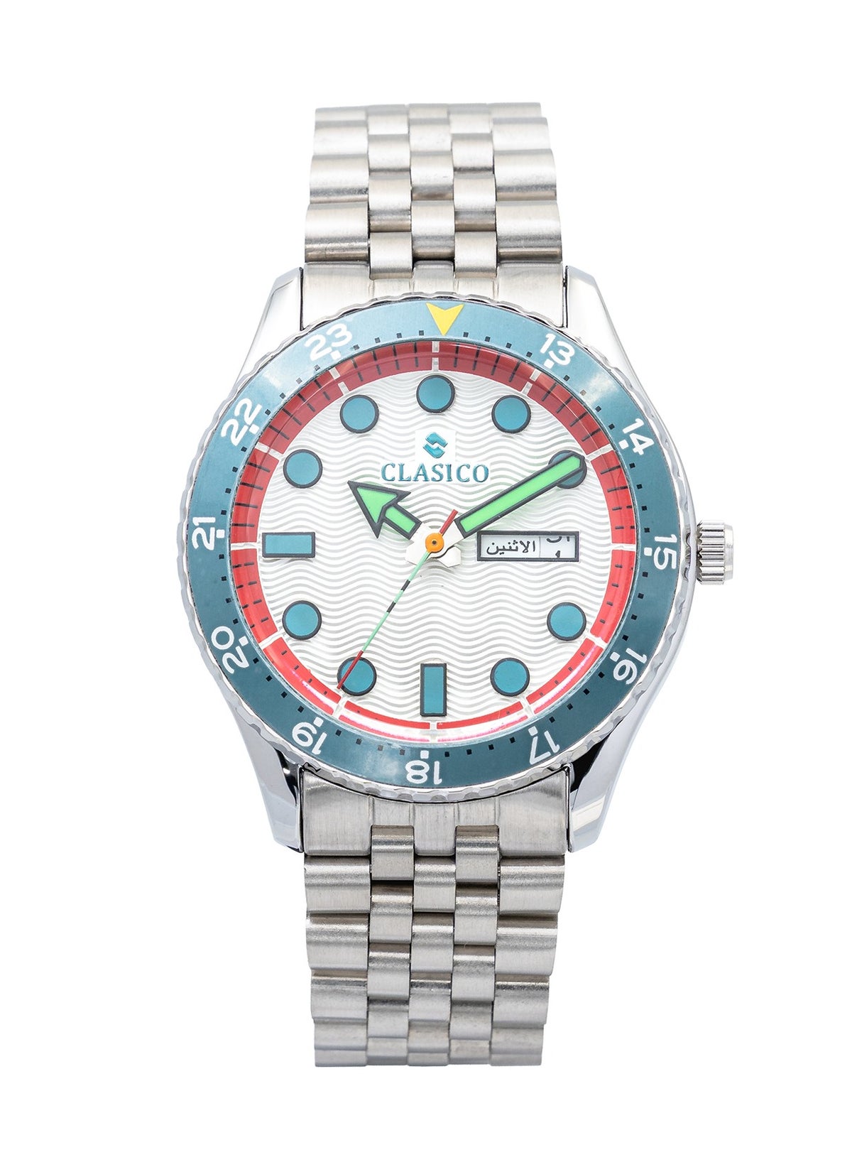 Clasico Soda-Collection GMT Quartz Watch – Multicolour Edition
