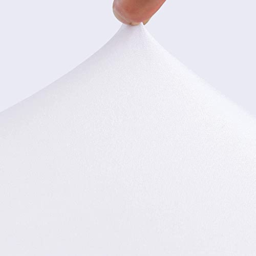 Coldwind Box Spring Cover Queen Size Bed Skirt Wrap 4 Side of The Mattress, Stretch & Snug Fit, Ultra Soft, Wrinkle Free, Replacing Bed Skirts for Hotel and Home, White - Image 2