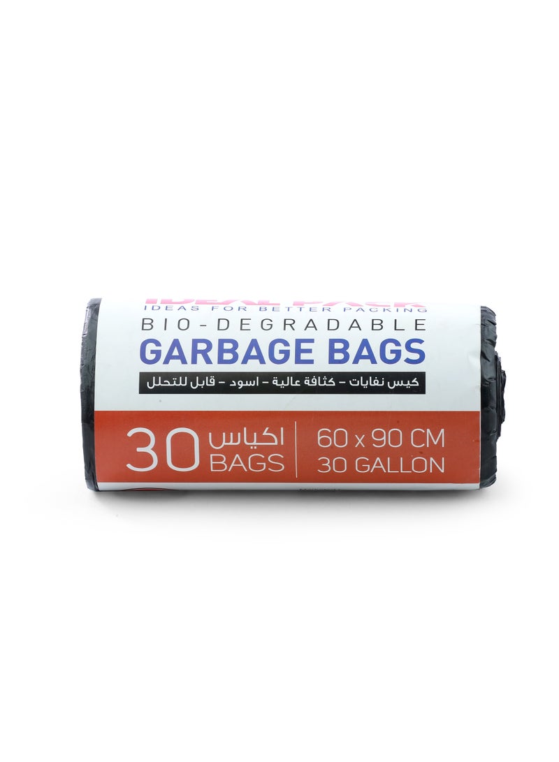 Ideal Pack Bio - Degradable Premium Quality Garbage bag 30 Bags 60 x 90 Gallon 2 Packets - Image 1