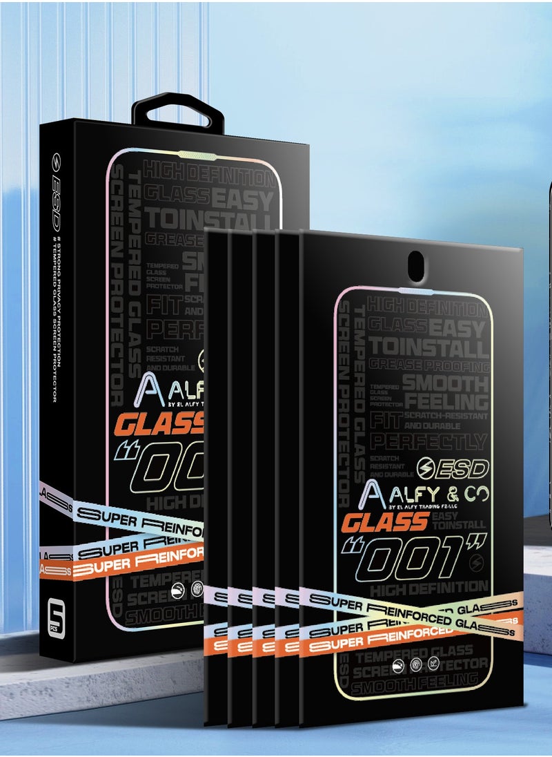 ALFY & CO iPhone 16 Pro (2 Packs) Privacy Screen Protector Premium Grade A  - Image 3