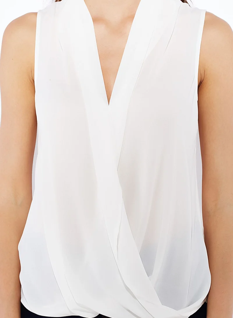 NEW LOOK Shawl Wrap Front Top
