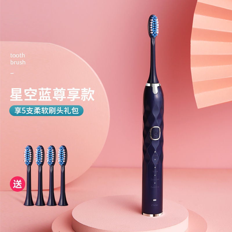 Sam Ping For Adult Electric Toothbrush Sonic Household Waterproof Smart Rechargeable Toothbrush Automatic Men'S And Women'S Soft Fur - Image 1