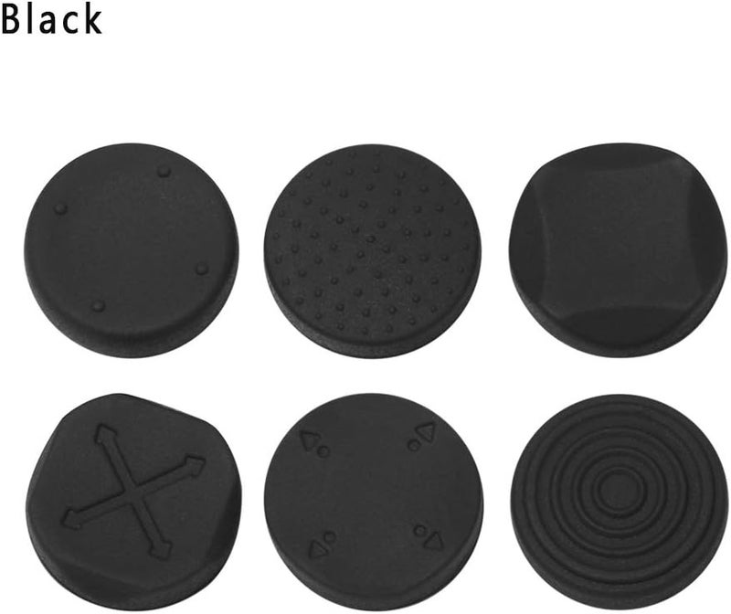 GGZone 6PC Silicone Thumb Stick Grips Caps Analog Thumbstick Joystick Cap for PS Vita PSV 2000 PSV 1000 (Black) - Image 2