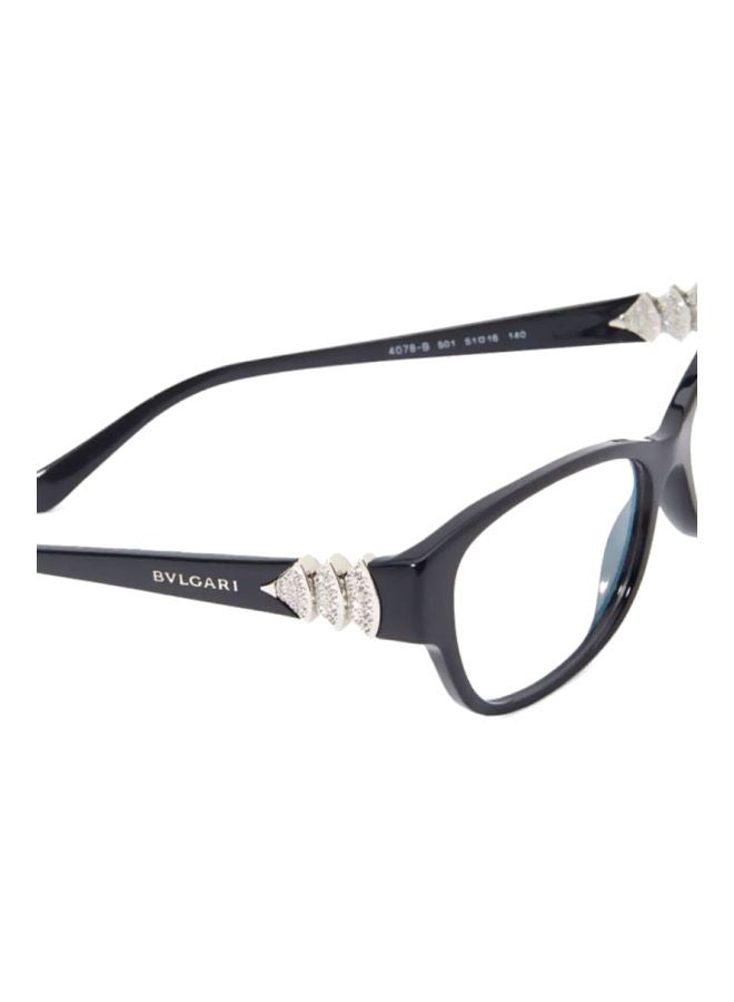 BVLGARI Women Cat Eye Eyeglass Frame - Lens Size: 51 mm - Image 4