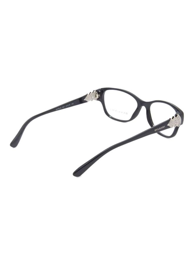 BVLGARI Women Cat Eye Eyeglass Frame - Lens Size: 51 mm - Image 3
