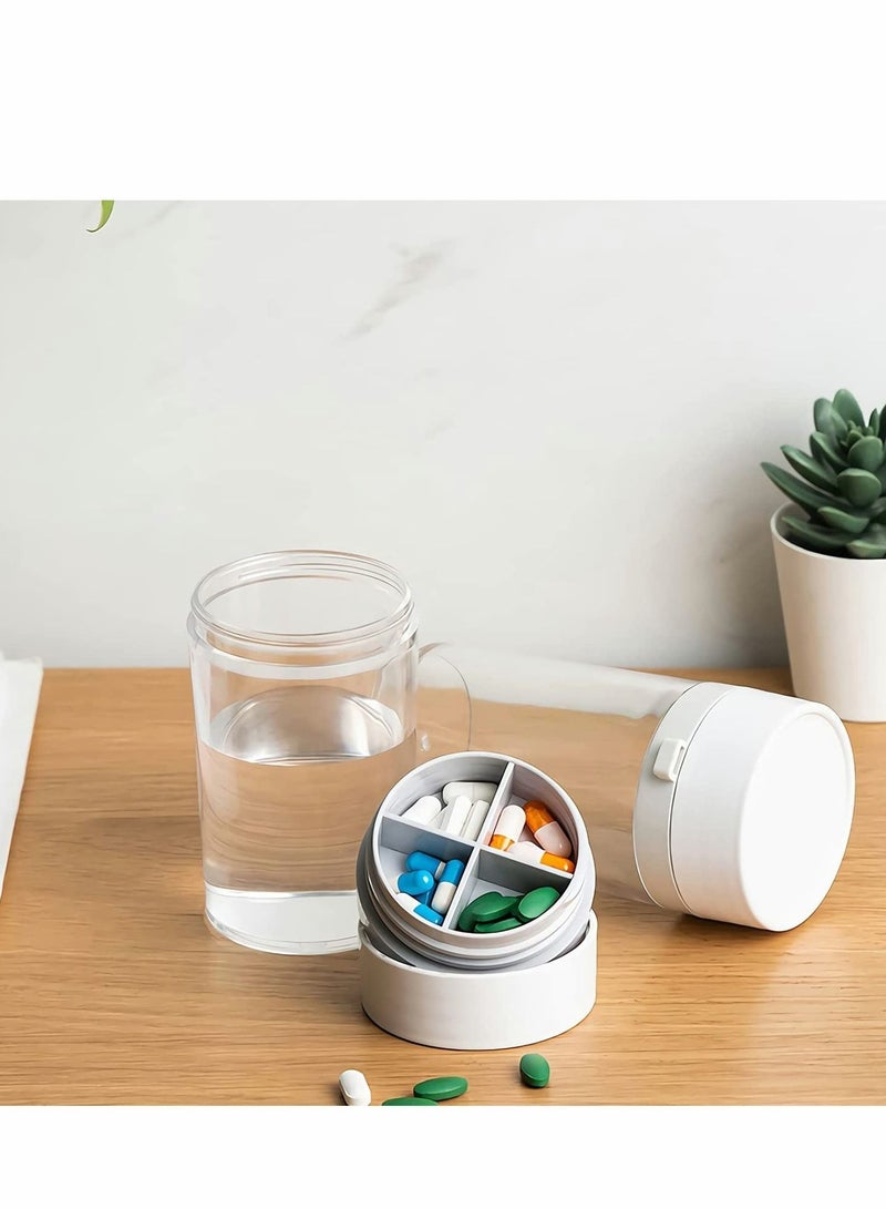 Y&D Small Water Bottles BPA Free 8 OZ Bottle Juice Bottles with Carrying Strap for schoolhomeofficetravel - Image 1