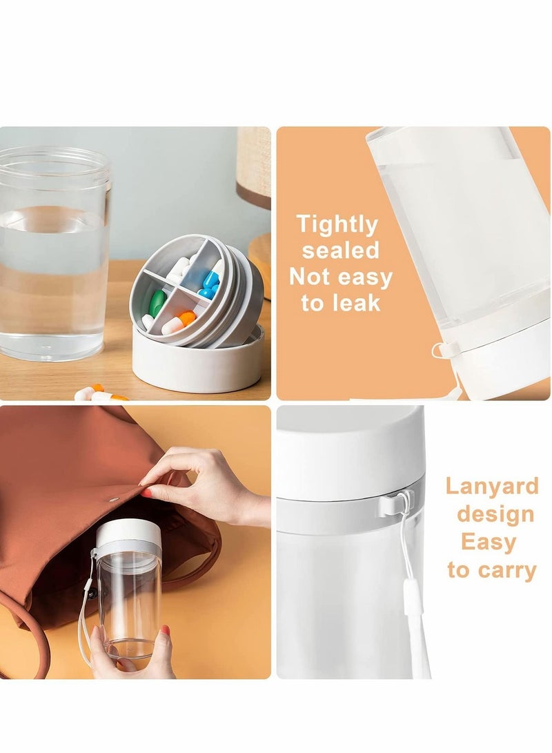 Y&D Small Water Bottles BPA Free 8 OZ Bottle Juice Bottles with Carrying Strap for schoolhomeofficetravel - Image 5