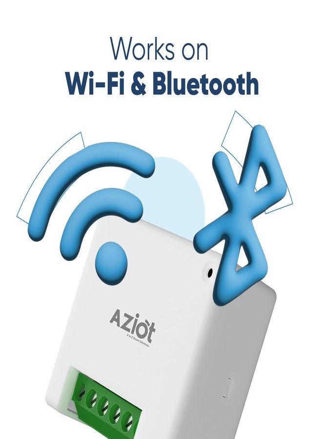 AZIOT 4 Node Smart Switch Mini - WiFi/Bluetooth Communication - Made in India - Timer Function - Works with Google Home and Amazon Alexa… (2 Module Size) - Image 5