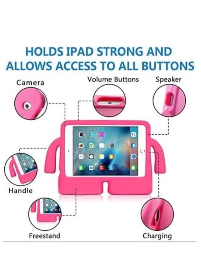 RYN Kids EVA Foam Protective Case for iPad 10.2 inch (9th/8th/7th Gen), iPad Pro 10.5, iPad Air 3 with Handle - Pink - Image 3