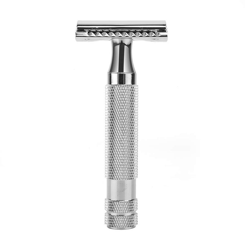 CHARMMAN Classic Double Edge Safety Shaving Razor, Pure Copper Handle,1 Razor + 10 pcs Super Stainless Steel Blades - Image 5
