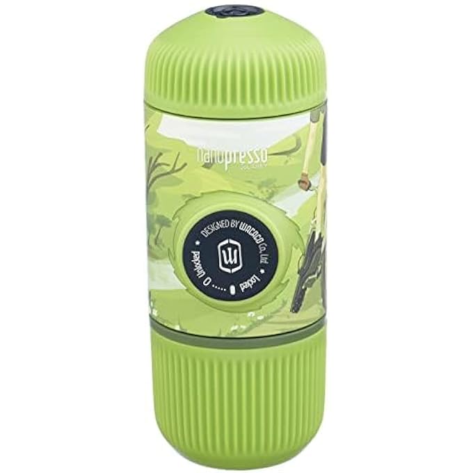 واكاكو ماكينة صنع قهوة الإسبريسو المحمولة Journey Nanopresso مع حقيبة واقية، ماكينة صنع قهوة صغيرة للسفر تعمل يدويًا، مثالية للتخييم والمكتب في الربيع - Image 2