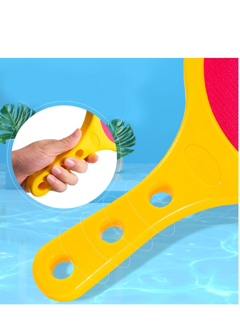 Velcro Ball and Catch Game, Kids Toss and Catch Ball Set, Outdoor Catching Ball Paddle Toys for Ages 4-8, Beach Paddle Ball Sets for Yard and Outside Activities Summer (Style 2)
