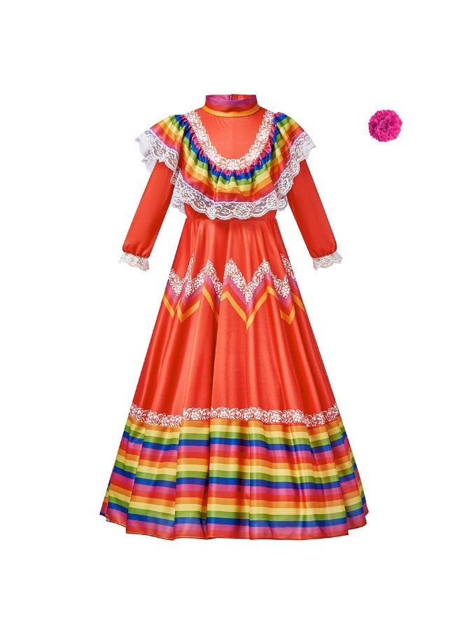 NIBEMINENT A stage performance dress with a large skirt - Image 1