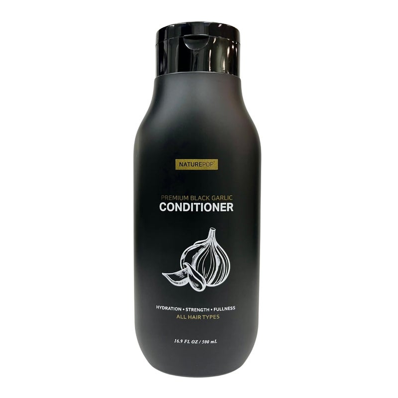 Naturepop Black Garlic Hair Loss Conditioner by Naturepop - Prevents Hair loss, Stimulates growth and Relieves itchy scalp 16.9 fl oz/ 500 mL Made in Korea - Image 1