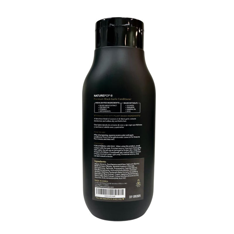 Naturepop Black Garlic Hair Loss Conditioner by Naturepop - Prevents Hair loss, Stimulates growth and Relieves itchy scalp 16.9 fl oz/ 500 mL Made in Korea - Image 2
