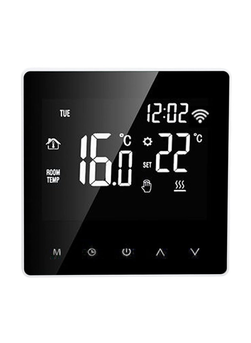 ترموستات ذكي ME81H AC 230V وحدة تحكم في درجة الحرارة واي فاي شاشة LCD ترموستات التدفئة الأرضية الذكية (16A أبيض الظهر والضغط)  - Image 1