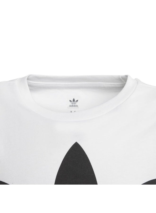 Adidas adidas TREFOIL TEE White Originals Kids T-SHIRTS  - Image 4