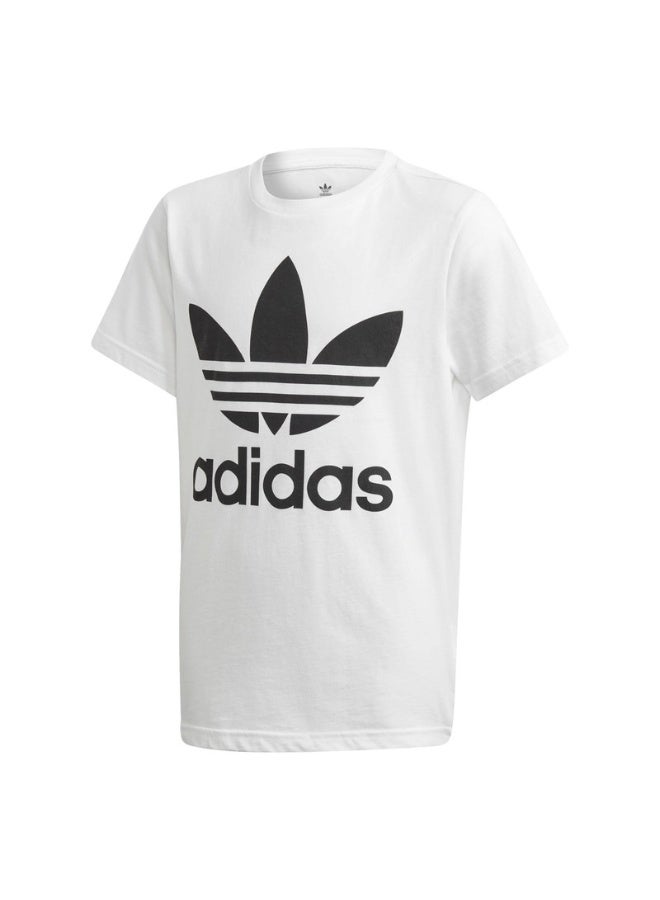 Adidas adidas TREFOIL TEE White Originals Kids T-SHIRTS  - Image 2