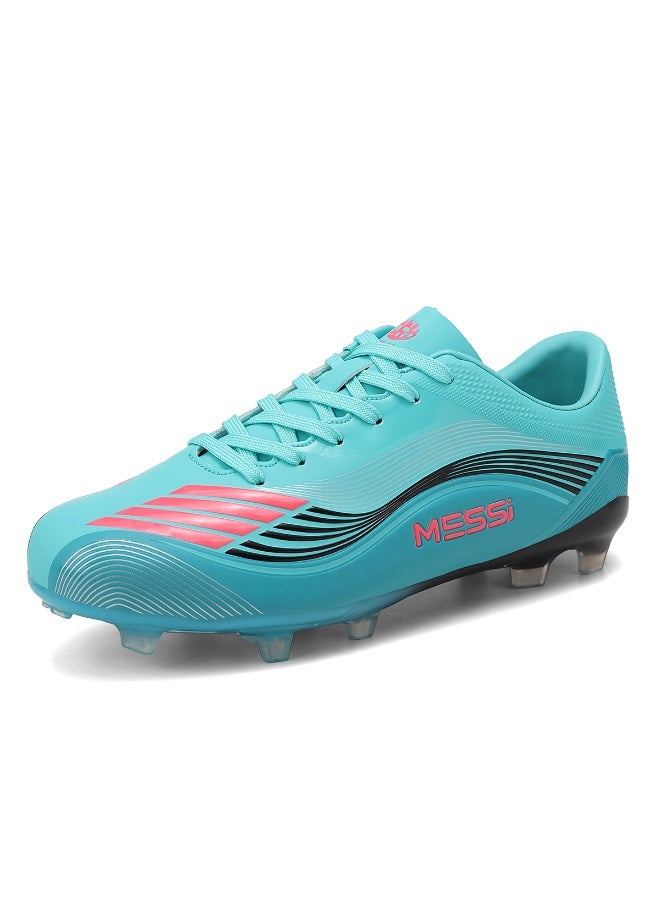 سكاي فيو حذاء كرة قدم Skyview للرجال والنساء، حذاء تدريب كرة قدم احترافي، متين، مناسب للأماكن الخارجية، مناسب للأرضيات الصلبة، خفيف الوزن، مريح، حذاء للبالغين بنعل FG - Image 1