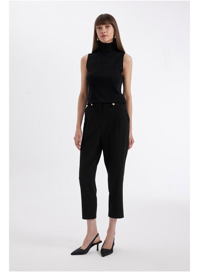 DeFacto Woman Tricot Regular Fit Turtle Neck Sleeveless Pullover  - Image 5
