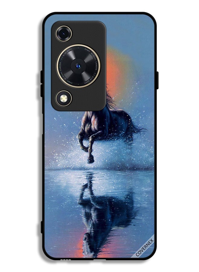 Covernex Huawei Nova Y72S Protective Case Cover Horse Running In Water Art