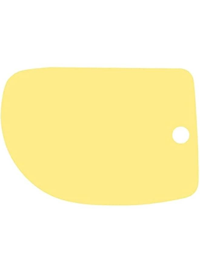 3 Pack Dough Scraper Food Plastic Multipurpose Kitchen Pastry Cutting Tools for Bread Cake Fondant (Yellow) - Image 1