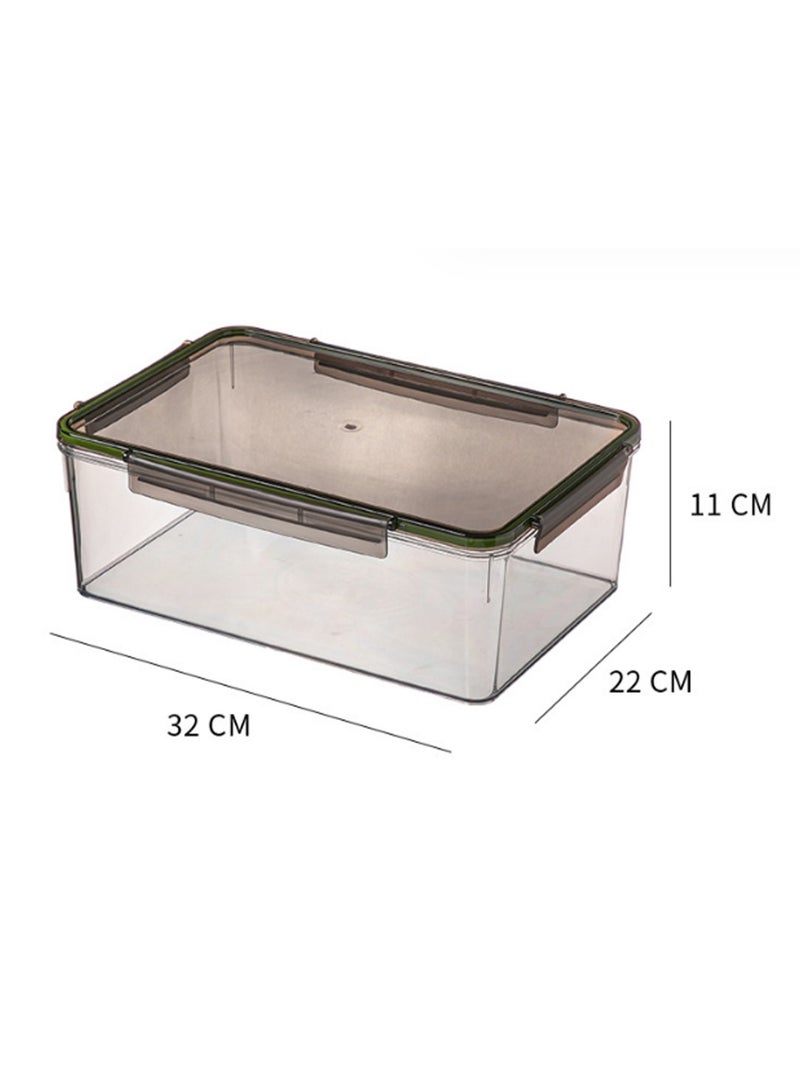 Brown 5600 Ml Airtight Food Storage Containers With Lids Bpa-Free Storage Boxes Stackable Kitchen And Pantry Organizers For Cereals, Dry Food, Flour And Sugar For Kitchen Organization, Lunch