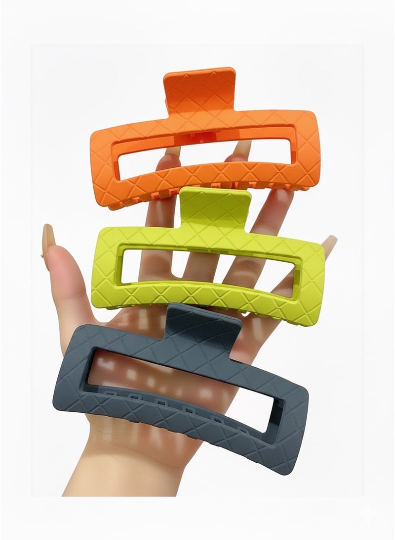 طقم 3 قطع توكة وقفّاش شعر – 12 لون عصري يناسب كل إطلالة - Image 5