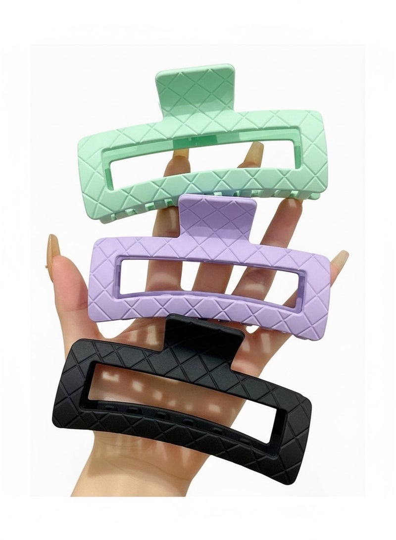 طقم 3 قطع توكة وقفّاش شعر – 12 لون عصري يناسب كل إطلالة - Image 4