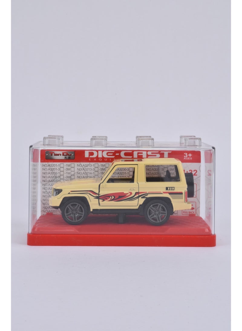 تيان دو مجسم سيارة قابلة للسحب للخلف (ابيض) - Image 1