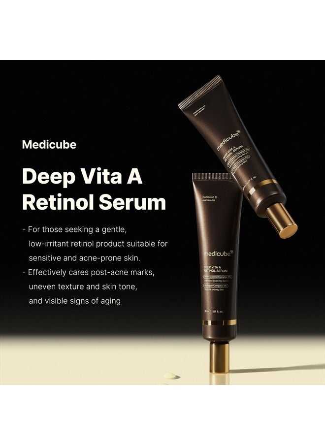 Medicube Deep Reviving Bakuchiol Retinol Facial Serum - Anti-Aging 4th Gen Retinol & Bakuchiol - Targets Fine Lines, Uneven Skin Tone, Blemish Scars - Korean Skin Care, Low Irritant, 1.69 oz  - Image 2