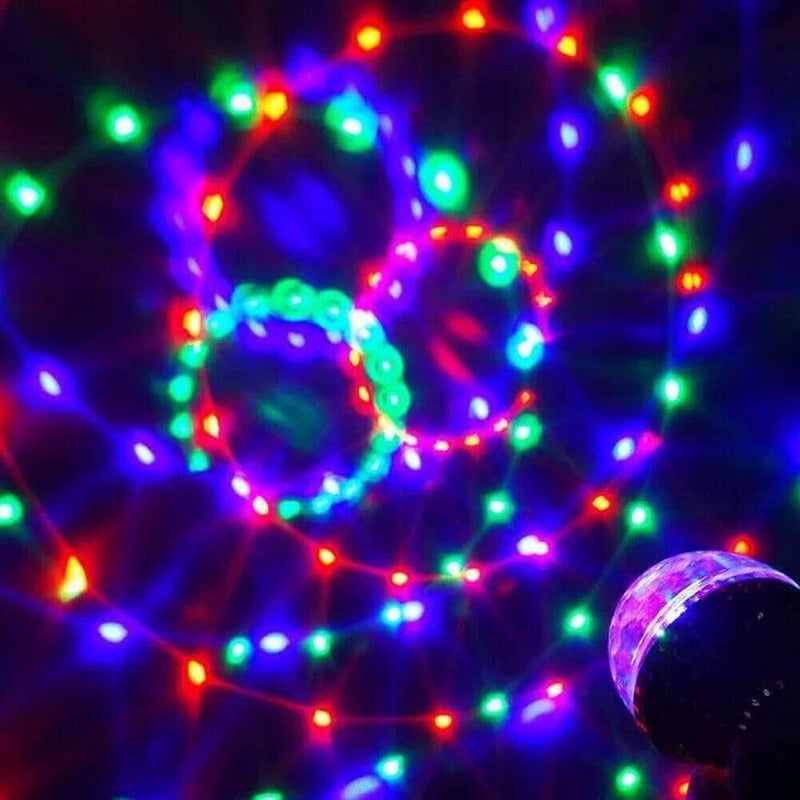 SAMEILI مصباح ديسكو ذهبي عملاق متوهج 360 درجة دوار للمنزل وغرفة النوم وقاعة الرقص وحفلات عيد الميلاد (عبوة من 2) - Image 4