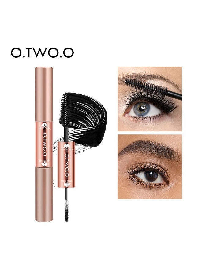 O.TWO.O Miracle Double Head 2 in 1 Mascara Waterproof Lengthening Eyelash Sweat Proof Easy Wearing Mascara - Image 1