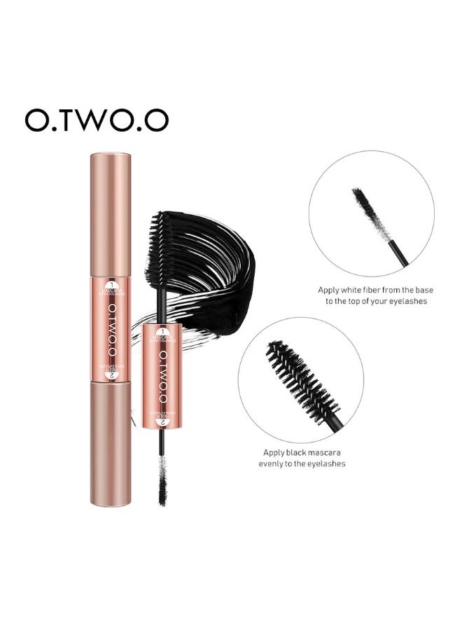 O.TWO.O Miracle Double Head 2 in 1 Mascara Waterproof Lengthening Eyelash Sweat Proof Easy Wearing Mascara - Image 3