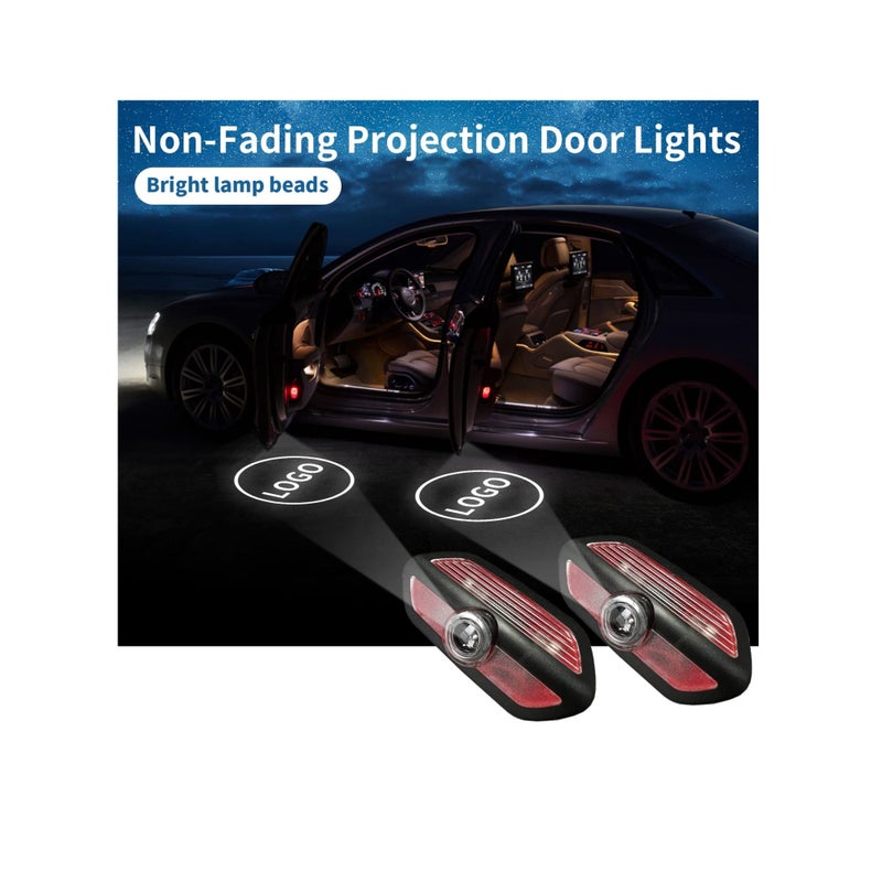 SOLARAE 2 قطع مصباح باب شعار MB بروجيكتور غير متلاشي، مصباح ترحيبي، أضواء بركة، بروجيكتور شعار ضوء الباب متوافق مع الملحقات S400 S450 S500 S550 S600 S63 S65 S680 (الفئة S، W222 2014–2020) - Image 3