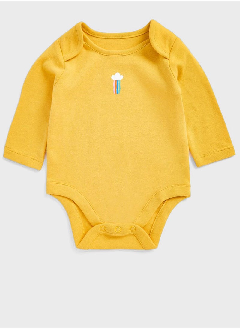 mothercare - Infant 5 Pack Printed Bodysuits - Image 1
