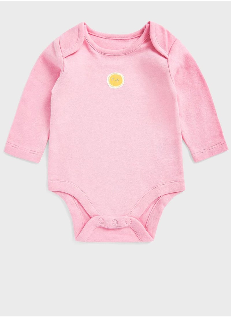 mothercare - Infant 5 Pack Printed Bodysuits - Image 1