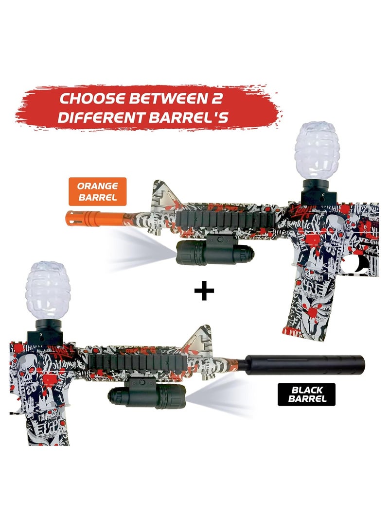 Gel Blaster, Gel Blaster Gun with Automatic Fast Fire Rate, Gel Blasters Toy + Flashlight + Safety Goggles! Gel Gun for Kids + Adults, Gel Gun Blaster, M416 Gel Blaster Sniper, Red  - Image 4