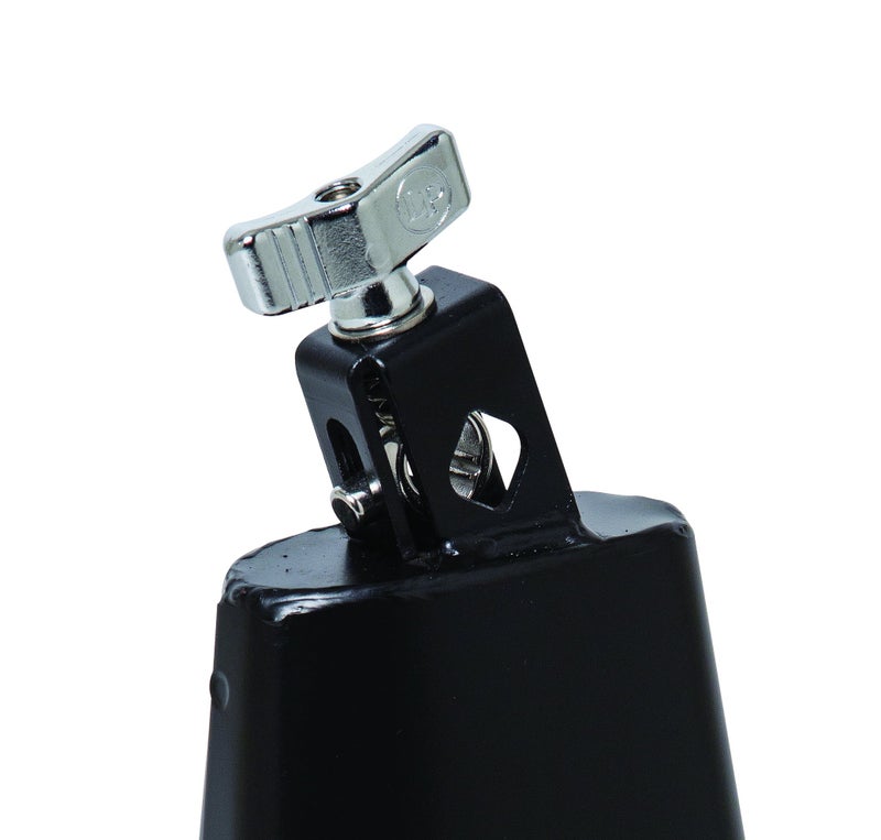 Latin Percussion LP ROCK Ridge Rider Cowbell with ½ inch Mount Black LP008-N - Image 3