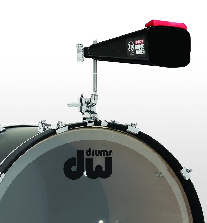 Latin Percussion LP ROCK Ridge Rider Cowbell with ½ inch Mount Black LP008-N - Image 2
