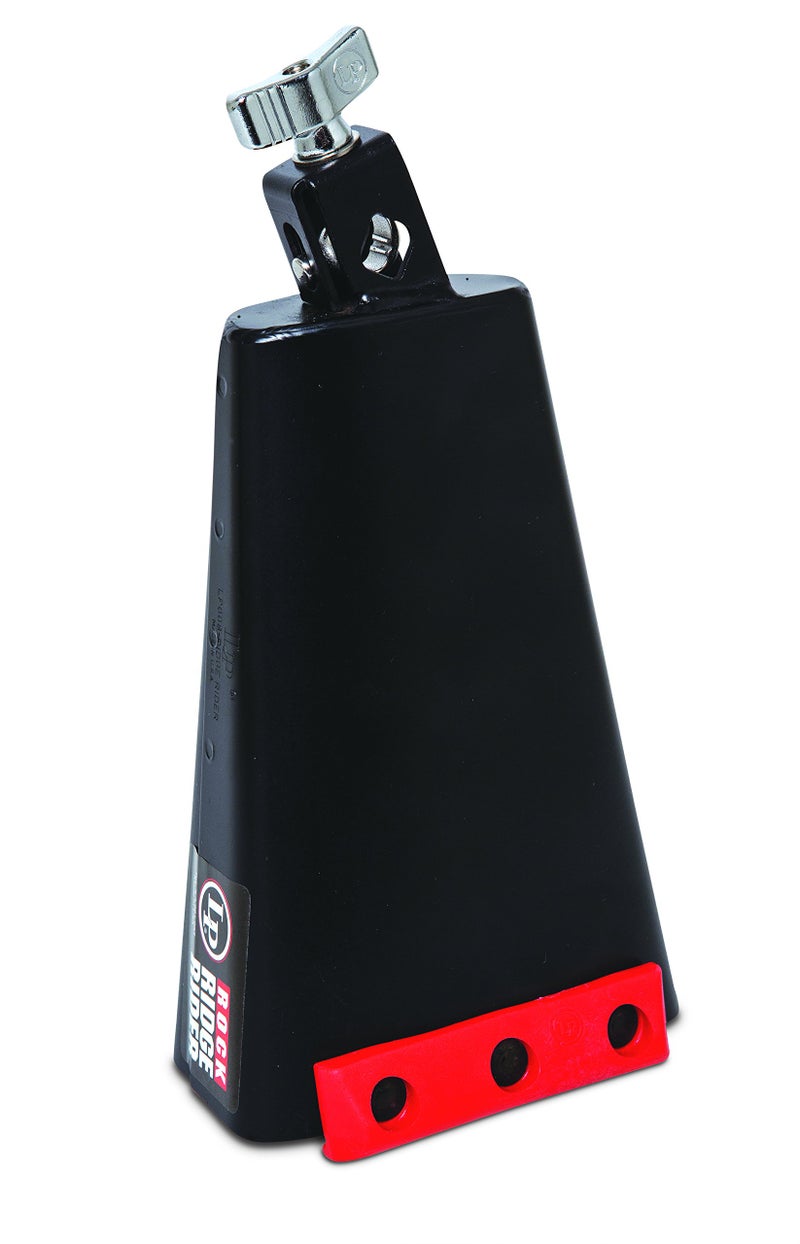 Latin Percussion LP ROCK Ridge Rider Cowbell with ½ inch Mount Black LP008-N - Image 4